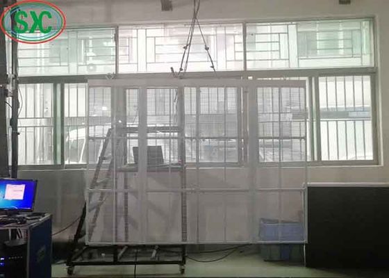 COB Waterproof Full Color High Resolution Transparent LED Screen SMD1921 3 Years Warranty