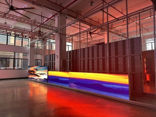 P2.5 SMD Full Color LED Curtain Wall Display, LED Stage Curtain Screen High Resolution
