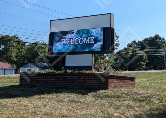 Full Color P6.67 Outdoor Waterproof Fixed LED Video Display For Advertising, Wall Movie Projection