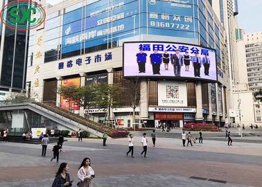 Fixed P6 Outdoor Full Color LED Display Iron Cabinet 3 Years Warranty