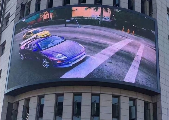 Energy- Exterior Multicolor LED Display with 65410dots/sqm Dot Density in 500*1000MM Cabinet Size