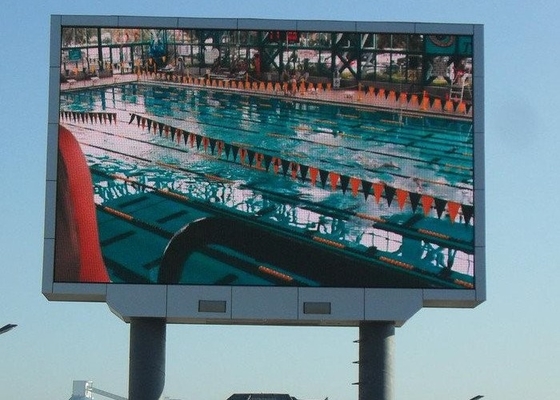 Energy- Exterior Multicolor LED Display with 65410dots/sqm Dot Density in 500*1000MM Cabinet Size