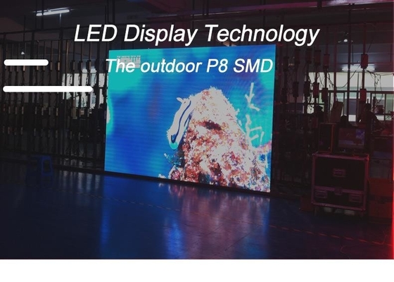 Fixed/Rental Screen Die-Cast Aluminum Waterproof Full Color P20 LED Monitor, High Refresh Rate LED Screen