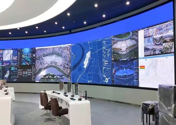 P2.5 Square Outdoor LED Curved Screen Customized LED Video Display Panel