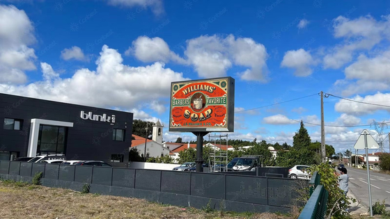 Outdoor Full Color LED Die-casting Aluminum Screen Mall Stadium Video Signage