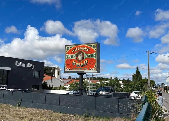 Outdoor P2.5 Full Color Advertising LED Display Die-Cast Aluminum Screen 3 Years Warranty