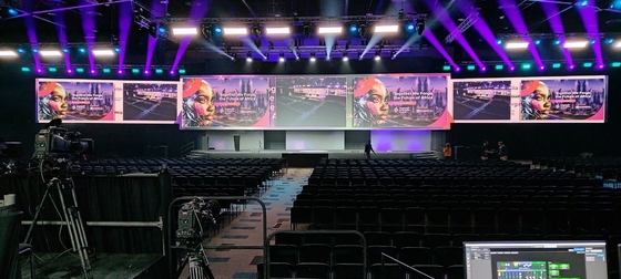 Full Color Outdoor LED Rental Screen ,2.5mm Pixel Pitch Transparent Video Display