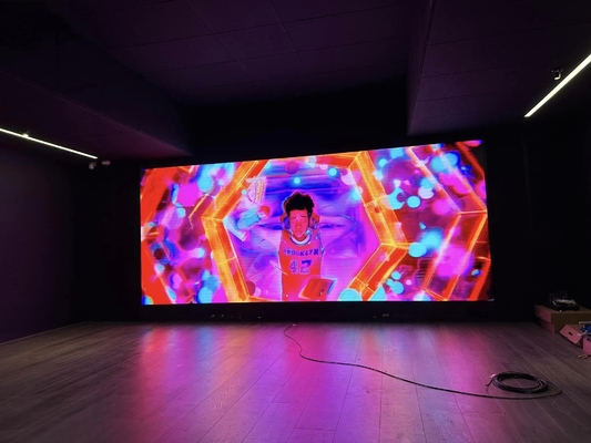 Curved Screen Ultra-Clear High Refresh Rate 400x300mm LED Cabinet Display, Three-In-One Full Color