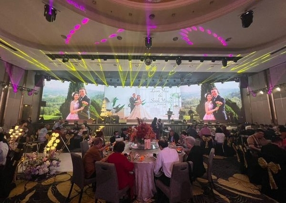 Rental Screen Ultra HD Small Pitch P2.5 Indoor LED Screen Panel, Aluminum LED Cabinet With Nova System