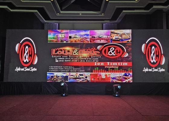 High Definition Waterproof LED Screen for Concerts Pixel Density pixels/sqm 65410