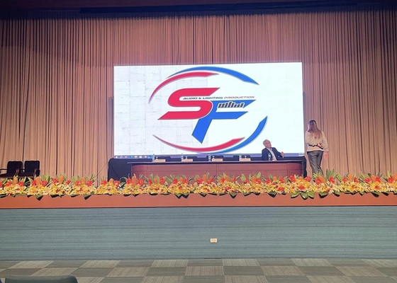 High Resolution Indoor Full Color LED Display HD 4mm Pixel pitch Stge Wall