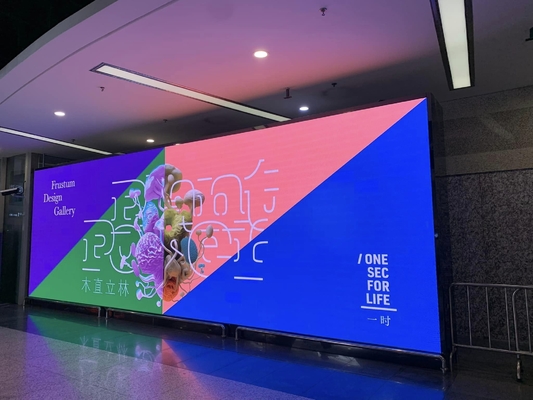 384mm x 192mm Module Size P6 Indoor Full Color LED Video Wall with Super Thin Cabinet and 2500nits Brightness