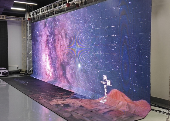 P8 Outdoor Die-Cast Aluminum Cabinet Stage LED Screen IP65 Full Color Chipset 1/4 Scan Mode 7500cd/Sq Brightness