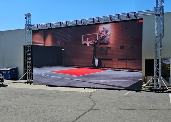 Suspended Curved Screen Rental/Fixed LED Advertising Display Stage HD Constant Current Drive
