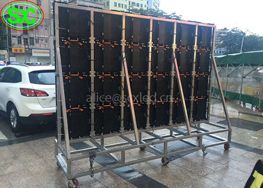 Waterproof IP65 Outdoor Movable Rental stand LED Display P4.81mm For Events , Led Screen Hire