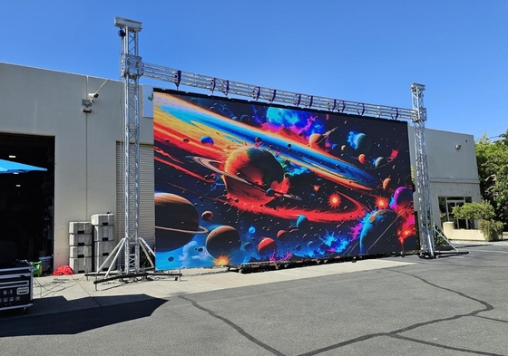 Outdoor Die-Casting Aluminum Football Stadium Screen Waterproof Surround Full Color LED Display Rental P4.81