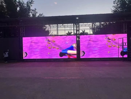 Indoor Die-Cast Aluminum/Exterior Rental Screen LED Display 1R1G1B P4 Module Size 256*128mm