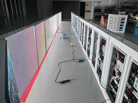P0.9 P2.6 P3.91tadium Shopping Mall LED Billboard Iron Box And Steel Box Materials