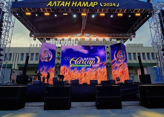 Large Full Color Rental/Die-Cast Aluminum Flexible UHD 1/8 Scan Mode Stage LED Screen