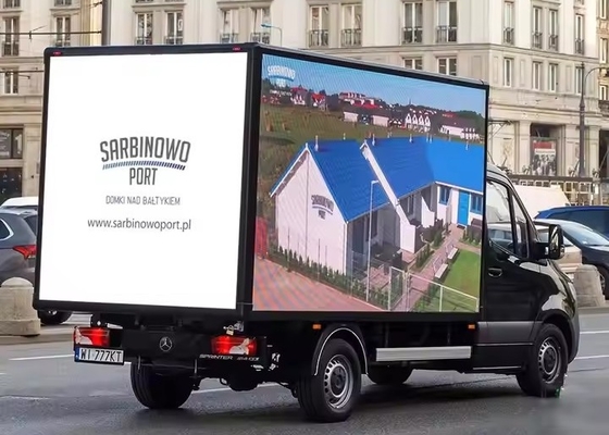 Mobile Truck Full Color Rental P2.6 Indoor LED Screen Rental HD Stadium
