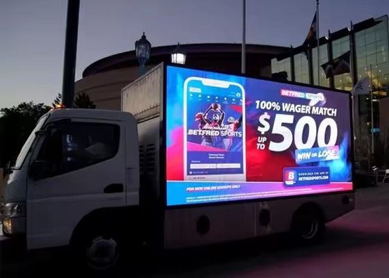 Mobile Truck Full Color Rental P2.6 Indoor LED Screen Rental HD Stadium
