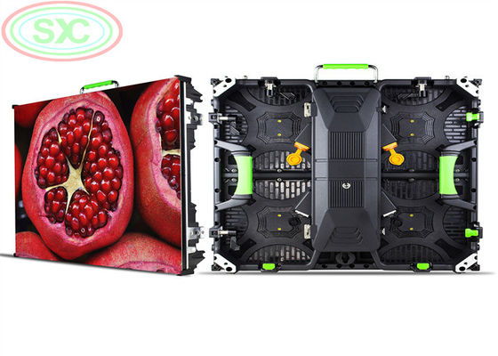 Full Color Rental Cabinet Rental LED Display P4 512mm X512mm 3 Years Warranty led stage backdrop screen