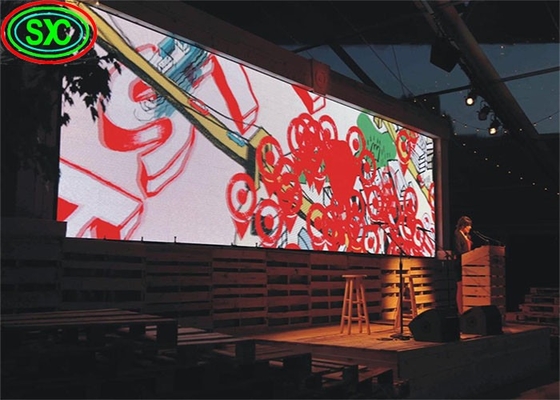 Rental Screen Stage LED Screen SMD RGB Full Color LED Display Module 256x128mm 1/4 Scanning