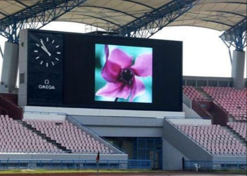 Outdoor Die-Cast Aluminum SMD 3535 High Brightness IP65 P10 LED Screen For Live Streaming Sports