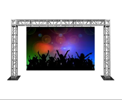 Fixed High Brightness RGB LED Display Super Thin Cabinet 640*640MM