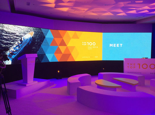 Die-Cast Aluminum Cabinet SMD2121 Rental LED Display 256x128mm 3 Years Warranty