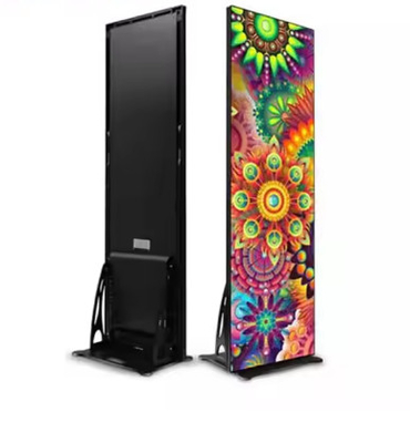 High Brightness LED Full Color Poster Display P2.5 Indoor Floor Stand Advertising