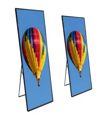 Indoor P2.5 full color Mirror Led display Wireless USB 4G Smart Control Poster