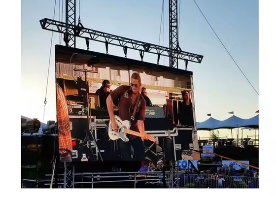P3.91 Rental Stage Outdoor Led Display Screen 250*250 Module 500x500mm Panel 4500nits LED Video Wall