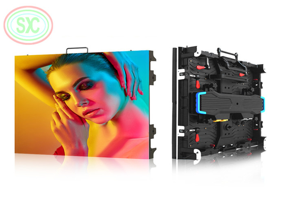 P1.25 Freestanding Indoor Full Color LED Rental Screen Steel Cabinet Material