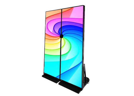 Indoor P2.5 full color Mirror Led display Wireless USB 4G WiFi Smart Control Poster