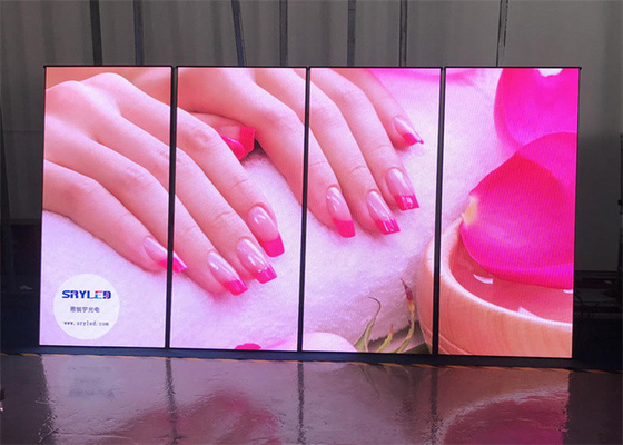 Indoor P2.5 Full Color Mirror Led Display Wireless USB 4G WiFi Smart Control Poster