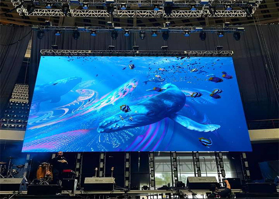 Indoor P2.5 Full Color LED Display Hire Event Concert Stage Background  Modular LED Rental Screen