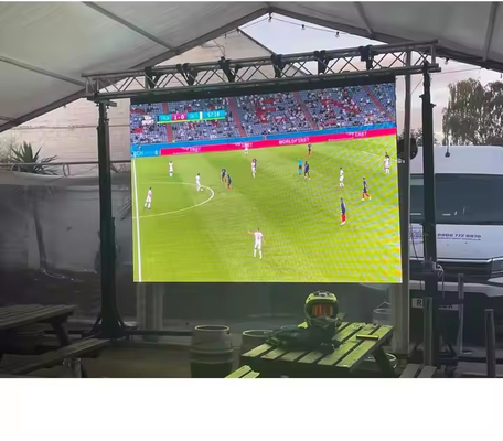 Outdoor Advertising P8mm LED Display Screen Waterproof and High Brightness with 1/4 Scan Module Style