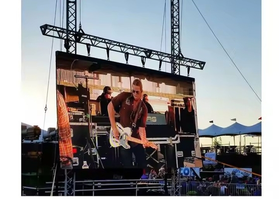 Rental RGB Die-Cast Aluminum HD Advertising LED Screen HD Waterproof 100000 Hours