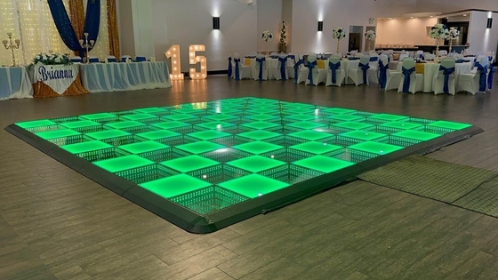 Indoor P8 Full Color LED Dance Floor 1000mmX500m Cabinet 3 Years Warranty