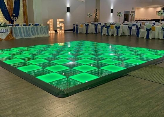 Indoor full color 500x1000mm LED Dance Floor Screen 4.81mm Pixel Epistar Chip