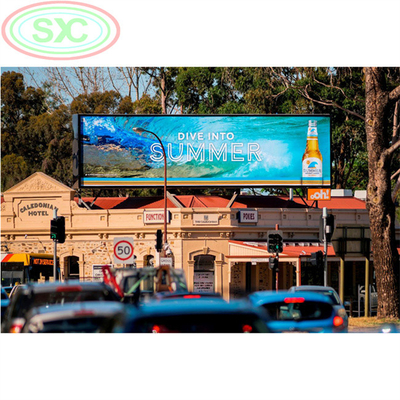 Customizing iron-steel cabinet outdoor fixed installation LED sign LED billboard LED display for advertisement