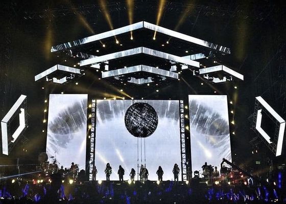 Indoor Full Color Stage Epistar P4 SMD3535 Rental LED Video Screen 960*960mm