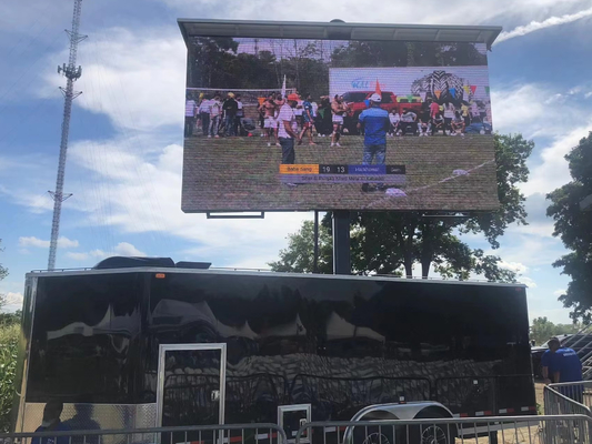 P3.91 Full Color Car LED Display Advertising Convenient HD Model Waterproof