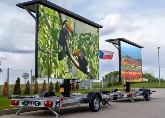 P3.91 Full Color Car LED Display Advertising Convenient HD Model Waterproof