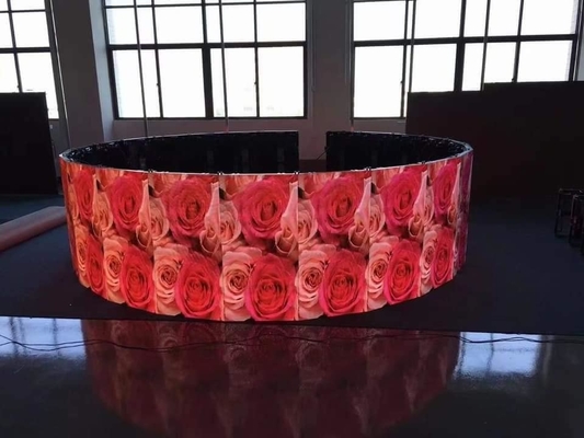 Die-Cast Aluminum Enclosure HD Flexible Module Indoor P2 Flexible LED Module For Advertising Screen