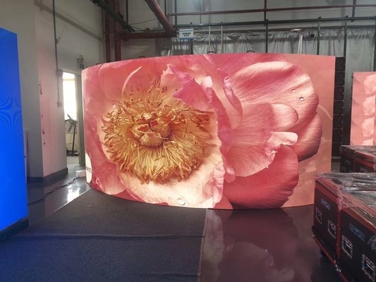 Die-Cast Aluminum Enclosure HD Flexible Module Indoor P2 Flexible LED Module For Advertising Screen