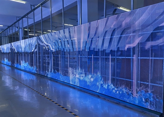 2025 Hot Transparent Led Window Display Mini Transparent Led Display Glass Window Transparent Led Display