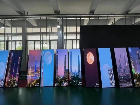 HD LED Poster Display P2.5 Full Color Floor Standing Advertisement 1/16 Scanning Wall