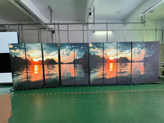 HD LED Poster Display P2.5 Full Color Floor Standing Advertisement 1/16 Scanning Wall